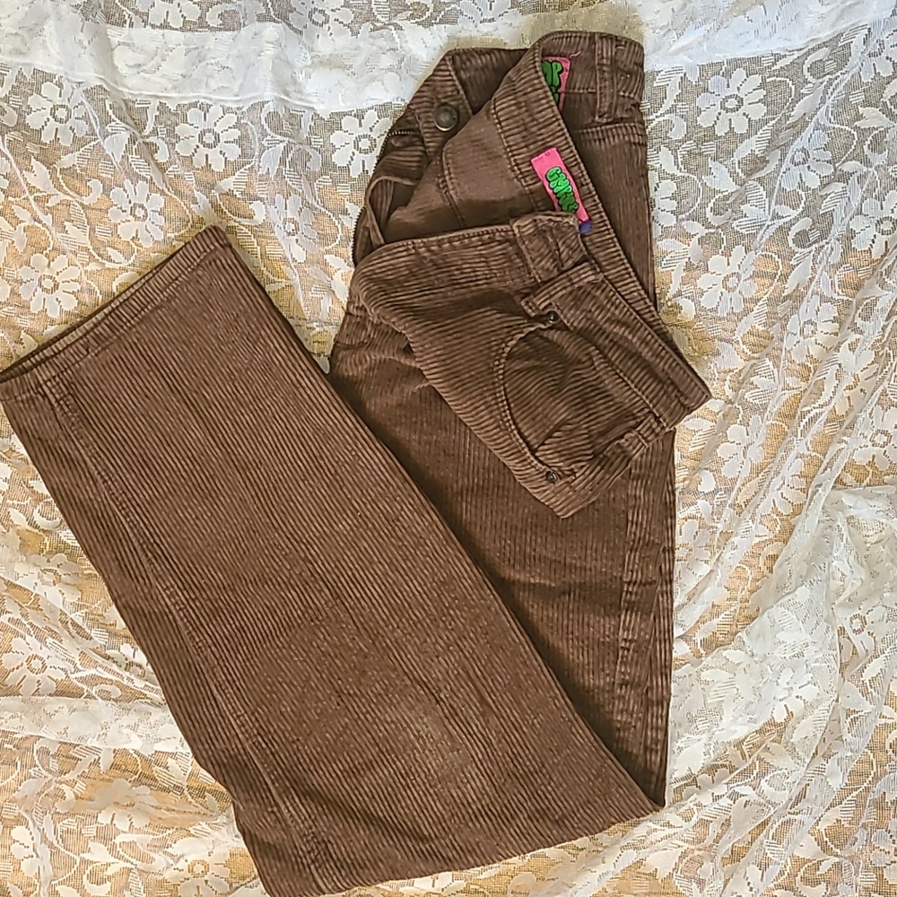 Womens 2 empyre brown courduroy pants